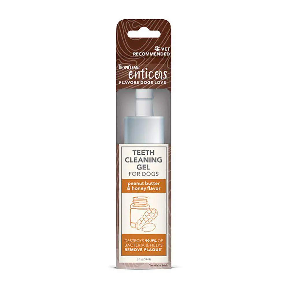 Tropiclean Enticersteeth Gel - Peanutbutter & Honey 59 ml